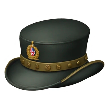 british military hat 19 century sticker