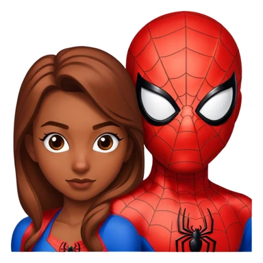 Spider-Man avec sa meuf sticker