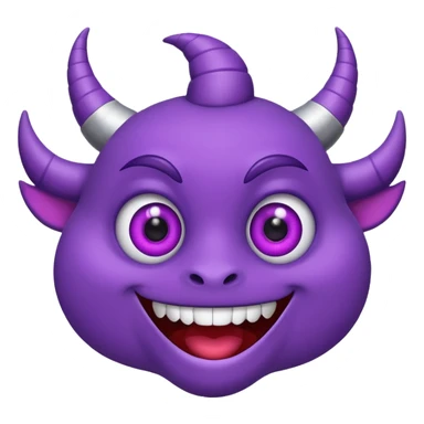 One eye, one horn, flying purple people eater sticker