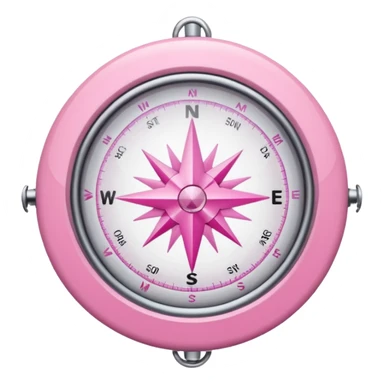 mix light pink dark pink and white girly internet compas sticker