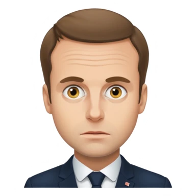 Macron, malade sticker