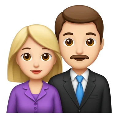 Husband and wife sticker