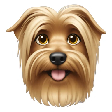 me with my Yorkshire Terrier Molly🩷 sticker