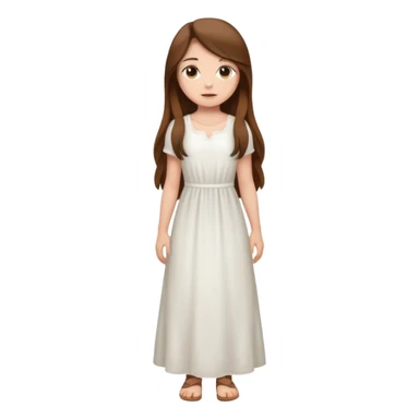 High resolution of ful body girl sticker