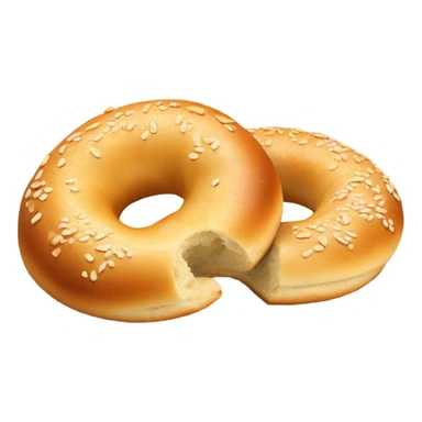 Eaten bagel sticker