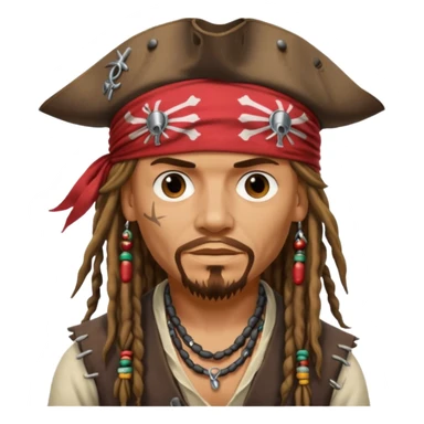Real Jack Sparrow sticker