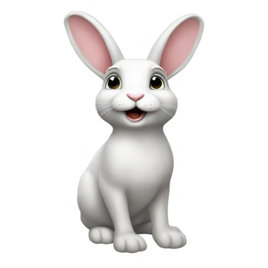 Rabbit into the top had sticker