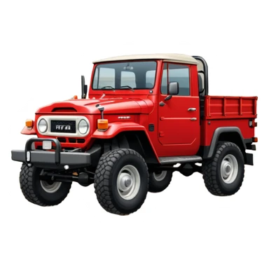 FJ45 Land Cruiser Ute With A flatbed tray sticker