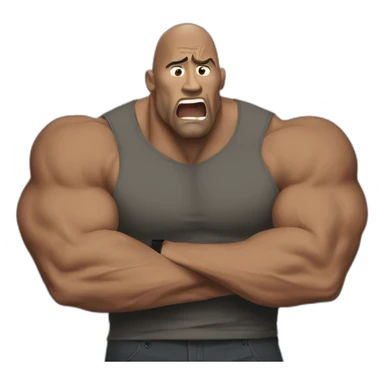 the rock afraid of mices sticker