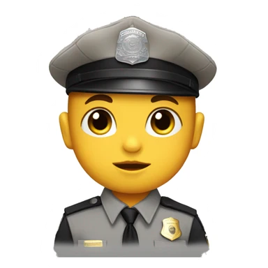 duck baby police clothes sticker