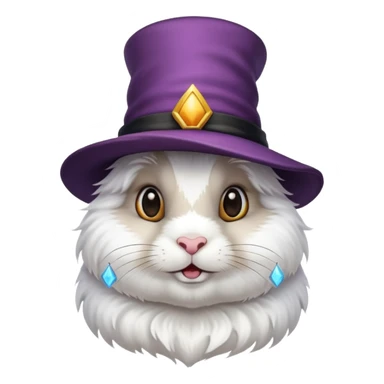 Rabbit with magician’s hat
 sticker