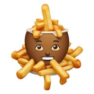 Poutine qui mange du Poutine  sticker