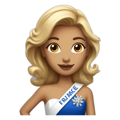 miss france 2024  sticker