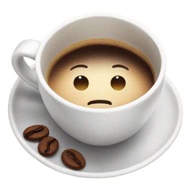 Coffee cup morning sticker