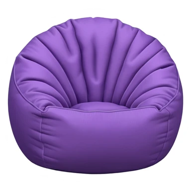 Light purple bean bag sticker