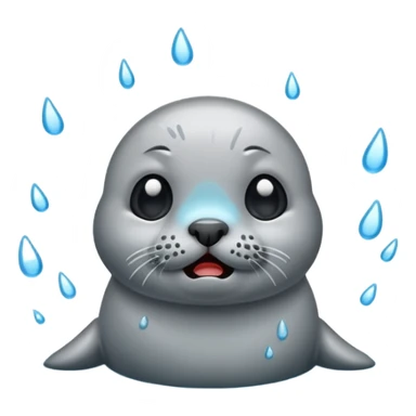 Seal cry sticker