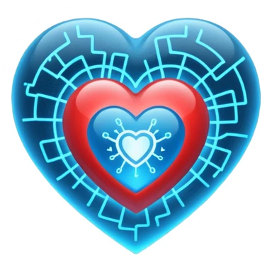 internet security heart sticker