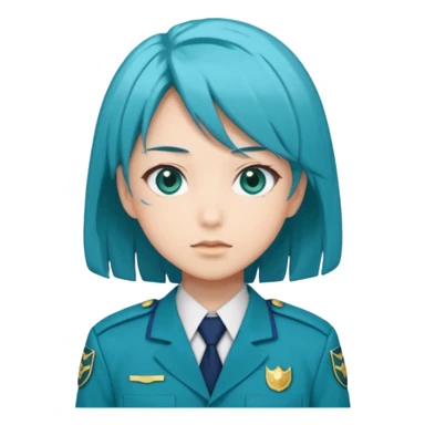Rin Itoshi from Blue Lock, cool soccer player with teal hair and sharp eyes, Blue Lock uniform, confident pose sticker