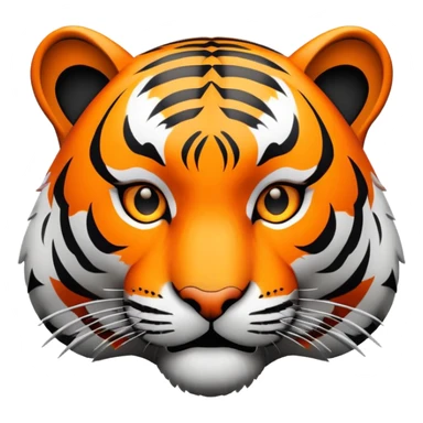 tiger face with gaming keyboard for PC gamers Twitch emote sticker
