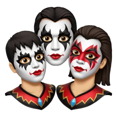 KISS BAND sticker