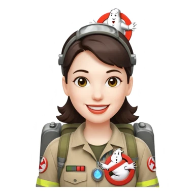 ghostbusters female sticker