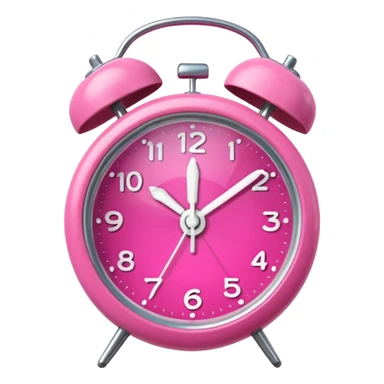 pink alarm sticker