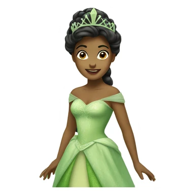tiana princess sticker
