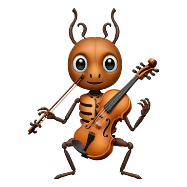 Musician Beetle sticker