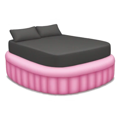 Heart-shaped pink waterbed sticker