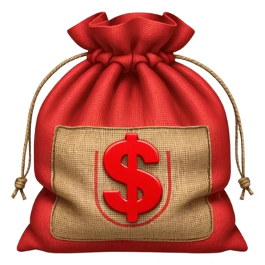 red money sack sticker