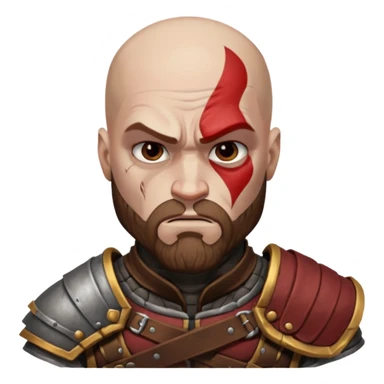 God of War Kratos sticker