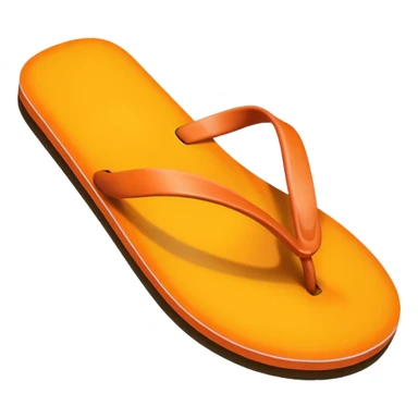 A mango flip-flop sticker