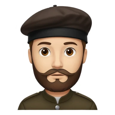 Man with Dark Beret – Brown beard, black beanie.






 sticker