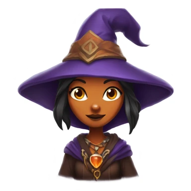 fox sorceress sticker