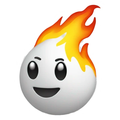 Linux on fire sticker