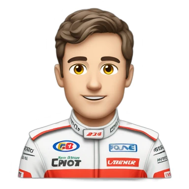 Charle Leclerc F1 driver sticker