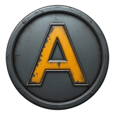 Create a custom emoji badge featuring a stylized, letter “S”. Design the badge in the dark metallic Iron rank style from League of Legends. Use rough metal textures, dark gray tones, and a gritty, heavy look. Add subtle dim glows. Premium, sharp, and readable at small sizes.
 sticker