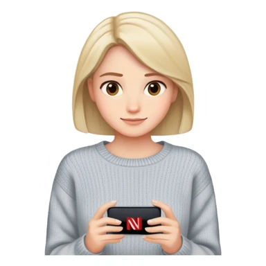 Mom watching Netflix sticker