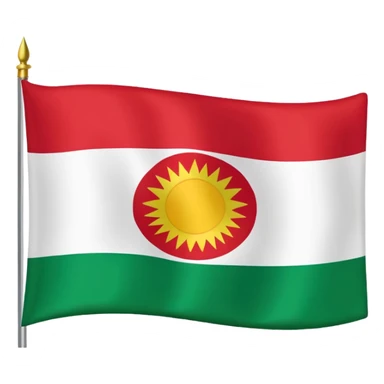 Kurdistan flag sticker