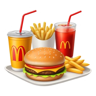 McDonald’s meal  sticker