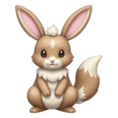 Lopunny-Cinccino-fusion (full body) sticker