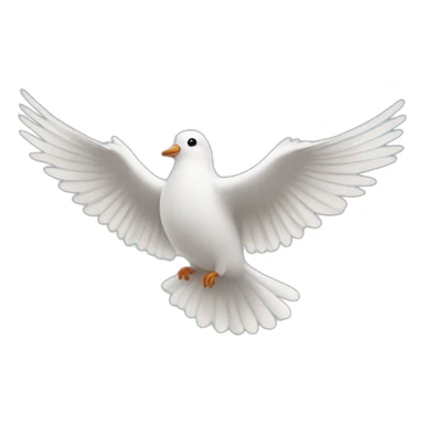 Happiness and love dove sticker