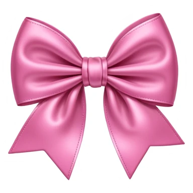 Pink bow emoji sticker