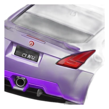 350z drift tuning purpel sticker
