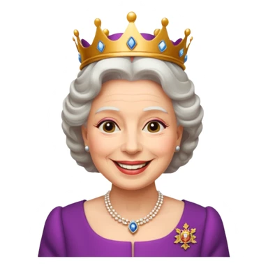 queen elizabeth  sticker
