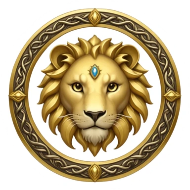 Elder Scrolls Online Lion Ouroboro sticker