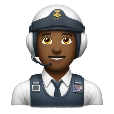 Pilot in gym sticker