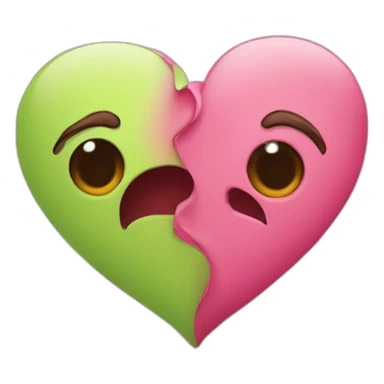 Coeur avec un L+S sticker