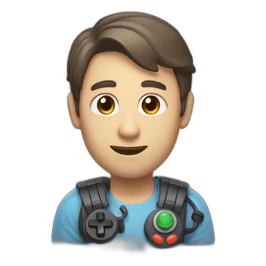 Un Bélier avec une manette sticker