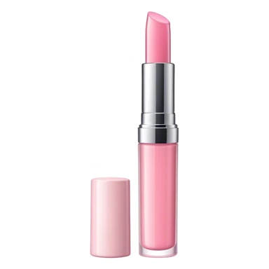 Light pink lip gloss container  sticker